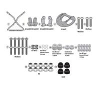 Set Ataque Trasero, GIVI SR9256 para Bauletto Monokey/Monolock, Voge SR4 350