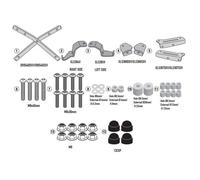 Set Ataque Trasero, GIVI SR9540 para Bauletto Monolock, Silence S01/Seat MO