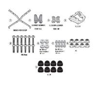 Set Ataque Trasero, GIVI SR9580 para Monokey/Monolock, Wottan Storm S 300