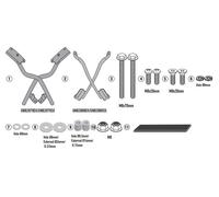 Set Ataques GIVI sr9221 para Bauletto Monokey/Monolock, Cfmoto Multiterrain 650
