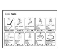 Set Ataques Parabrisas GIVI a443a para Kymco People Gti 125-200-300