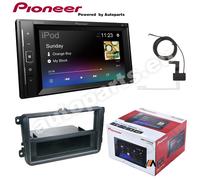 Set Autorradio Pioneer DMH-A240DAB 2din Bluetooth USB para VW Caddy + Delantero