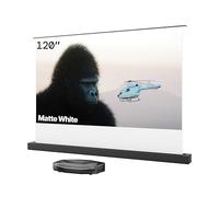 Set AWOL VISION Aetherion Pro + Pantalla de Suelo de 120 Pulgadas - Proyector de Ultra Corta Distancia con láser RGB Triple, 4K UHD,HDR10+, Dolby Vision y Atmos,Ideal para Cine en casa y Videojuegos