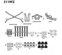 Set Baca GIVI 3119fz para Bauletto Monokey/Monolock, Suzuki GSX s1000