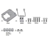 Set Baca GIVI sr9054 Bauletto Monokey / Monolock, Royal Enfield Himalaya