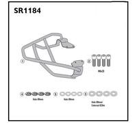 Set Baca Negro GIVI sr1184 para Bauletto Monolock Honda CB 125f (De 2021)
