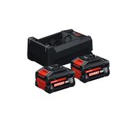 Set básico de alta potencia Bosch EXPERT 18V System: 2x EXBA 18V-55 + 1x cargador rápido GAL 12V/18V-18
