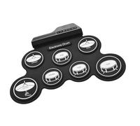 Set Batería Electrónica 7 Pads Rolls-Up Drumet Set Altavoces Incorporados Kits Enchufe USB Para Niños Para Niños Para Principiante