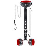 Set BDSM con esposas para muslos y tobillos - Juego de restricción ajustable para parejas - Juguete sexual erótico para roles, sumisión y fantasías de dominación en el dormitorio