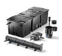 Set: Bio filtro para estanque 90000l 72 W UVC clarificador 115 W Bomba Skimmer CSP de 250