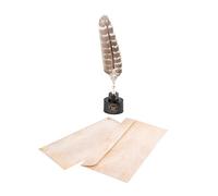Set bolígrafo pluma y cartas Harry Potter - Harry Potter sobres | Harry Potter merchandising oficial - Harry potter regalos - Producto con licencia oficial