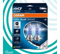 Set Bombillas Par H7 62210CBB-2HB Cool Blue Boost Halógeno 5500K Coche Moto