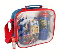 SET BTS 3 PCS BOTELLA SPORT EASY 530 ML, SANDWICHERA FUNNY EN BOLSA AISLANTE RECTANGULAR STAR WARS CLASSIC
