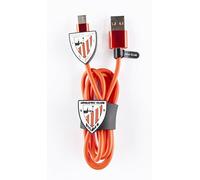 Set Cable Tipo C- Incluye Cable USB, Organizador y Protector- Producto Oficial del Athletic Club de Bilbao
