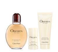 Set calvin klein: obsession, eau de toilette, for men, 125 ml + obsess