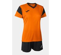 Conjunto de Futbol Phoenix Mujer Naranja Negro S