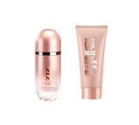 Set carolina herrera: 212 vip rose, eau de parfum, for women, 80 ml +