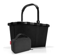 Set carrybag BK, Thermocase OY, SBKOY 70407003 - Cesta de la compra con bolsa pequeña para el frío, marco negro y negro, Frame Black + Black, talla única, Bolsa de