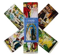 Set Cartas Tarot 78 Hojas Papel Coleccionable Accesorio De Literatura Rusa