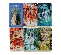 Set Cartas Tarot Accesorio Artístico Juego Multijugador 78 Cartas