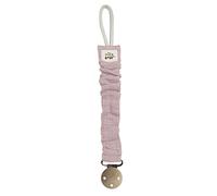Set chupetero de muselina rosa, para bebés
