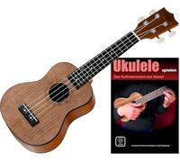 Set Clásico Cantabile Sopran Ukulele Nogal Incl. Escuela de Ukulele