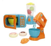 COLORBABY My Home Set electrodomésticos juguete, Microondas, Licuadora, Batidora para niños, Juguetes niños 24 meses, Accesorios cocina infantil, Juego tareas hogar, Juegos imitación (47952)