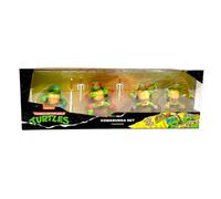 Set Colección Tortugas Ninja (4 Figuras) - Estilo Retro 90's - Figuras no articuladas de Comansi