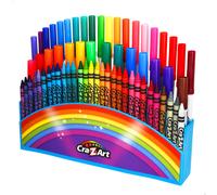 ColorBaby 47924 Cra-Z-Art Set colores para pintar, Mide 28x5x32 cm, Organizador pinturas, Material escolar, Ceras, Rotuladores, Lavables, No tóxico, Estuche grande, A paritr de 3 años