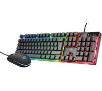 Set Combo Trust GXT 838 Azor Teclado + Ratón De Gaming Led RGB Para Ordenador Pc