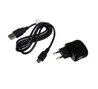 Set Compatible con Canon EOS 2000D, Cable USB, Cargador USB, 2000mA, Auto-ID