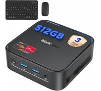 【Set Completo】Blackview MP50 Mini PC AMD Ryzen 5 (16GB RAM 512GB SSD) con Teclado y Ratón, Gráficos Radeon Vega 8, Win 11 Pro, HDMI/DP 4K,WiFi 5/BT 4.2,Mini Ordenador de Sobremesa para Oficina y Casa