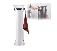 Set Completo De Contenedor For Café Expreso Con 25 Bolsas De Basura Y Toalla, Contenedor De Posos De Café De Gran Capacidad De 8,6 L, For Cafetería, Oficina Y Hogar(White)