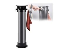 Set Completo De Contenedor For Café Expreso Con 25 Bolsas De Basura Y Toalla, Contenedor De Posos De Café De Gran Capacidad De 8,6 L, For Cafetería, Oficina Y Hogar(Black)