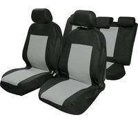 Set Completo Fundas para Asientos Saturn Coche Universal Airbag Gris Negro START