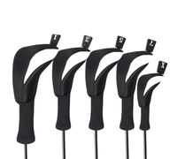 Set Copricapo Golf - 13x31 Cm Copri Testa Ibrido Lungo Collo, Copritesta Legno Antiscivolo Coperture Protettive | Protettivo Antipolvere per Ferro Driver Legno Mazze Custodia Borsa