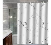 Set Cortina Baño Poliéster con Tapetes Included Set Cortina Baño(C) | Poliéster , secado para rápido, lavable a máquina, protección total suelo y ducha