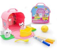 Set Crayola Washimals Parque De Juegos Para Colorear Y Bañar A Los Cachorros 3