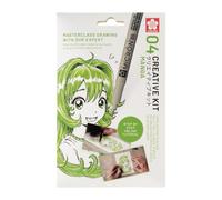 Set creativo sakura art kit manga (pigma micron 05 negro + gelly roll