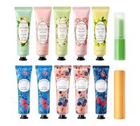 Set Crema de Manos,10pcs Cremas Manos de Regalo Navidad,Regalos Navidad Mujer,Regalo Cumpleaños Mujer,Detalles Boda para Invitados,Crema Hidratante