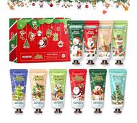 Set Crema de Manos,10pcs Cremas Manos de Regalo Navidad,Regalos Navidad Mujer,Regalo Cumpleaños Mujer,Detalles Boda para Invitados,Crema Hidratante