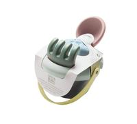 Dantoy Set cubo de playa Green Bean con accesorios