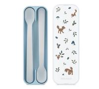 Set Cucharas para Papilla Mio Forest Friends - Mepal - Pack de 2 cucharas para bebés