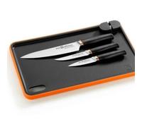BRA Efficient Set 3 cuchillos Efficient con tabla de cortar