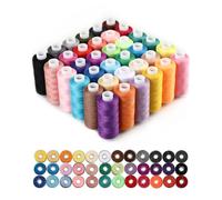 Set Cucito 72 Pezzi con 36 Colori - Set di Fili e Accessori in Poliestere 100% (400 Yard per Bobina) per costura, hilos de coser para maquina, hilo coser