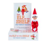 Cefa Toys The Elf on The Shelf: Una Tradición Navideña - Edición en Español, Libro Ilustrado con Scout Elf Niño y Caja de Colección