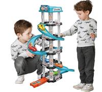 Set Da Gioco Giocattolo Per Garage - Pista Per Rampa Per Macchinine, Traffic Racing Car Ramp Track Track Assembly Vehicle Gioco, Giocattoli Educativi Prescolari Per Il Traffico Per Ragazze, Ragazzi E