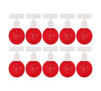 Set de 10 Bebederos Automáticos para Pollos, Cuenco de Plástico Grande Rojo, Bebedor de Agua para Aves, Patos y Gallinas, G3 / 4 - Ahorro de Agua, Fácil Instalación, Ideal para (gz/h)