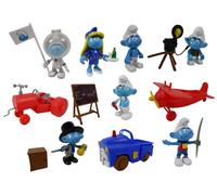 - ¡Set de 10 Figuras y Accesorios de los Pitufos para Crear, Jugar y coleccionar los Personajes! CS47