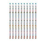 Set de 10 piezas divertidas anti rotura | Dibujos animados HB Pencils Teacher Supplies for Boys Girls, Student, Home, Classroom, Learning, Drawing, Sketching or Party Favors